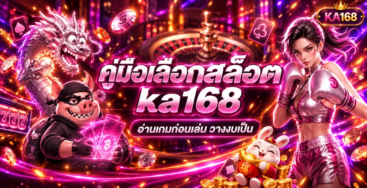 ka168 คู่มือเลือกสล็อต อ่านเกมและวางงบก่อนเล่น